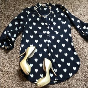 Navy Heart Shirt